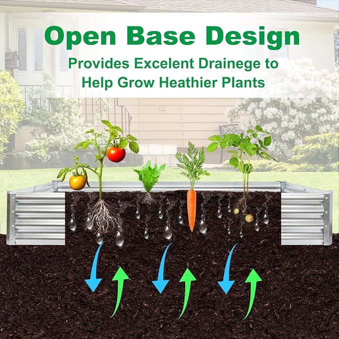 JERIA 6×3×1ft Raised Garden Bed - Image 5
