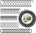 YINGFENG 236 Inch Black Metal Hanging Chains and Hanging Basket Hooks Set by YINGFENG
