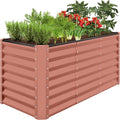 Best Choice Products 4x2x2ft Outdoor Metal Raised Garden Bed, Deep Root Planter by BestChoiceProducts