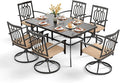 PHI VILLA 7 Pieces Outdoor Dining Set by PHIVILLAThepioneerofcomfortablehouseholdsupplies