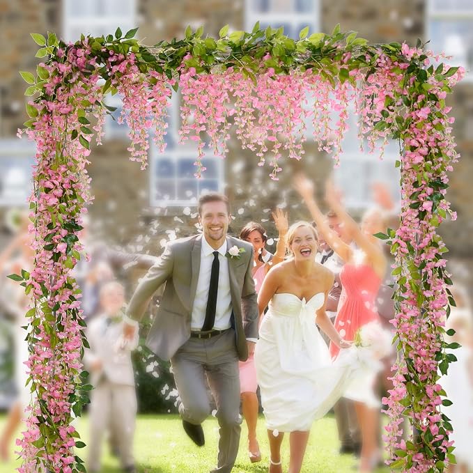 Lvydec Wisteria Artificial Flowers Garland - Image 2