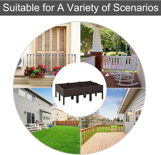 Outsunny 6 Piece Raised Garden Bed - Image 6