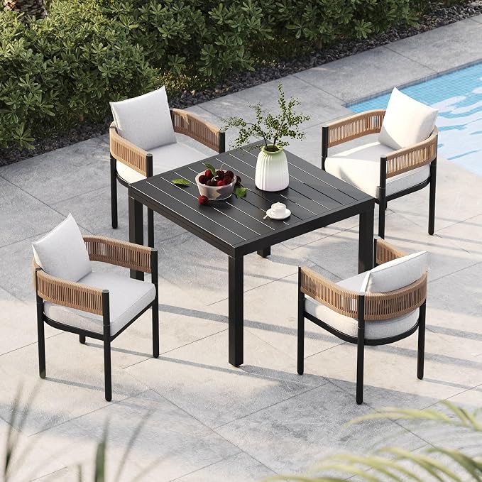 Grand patio 5-Piece Outdoor Dining Set by GrandPatio
