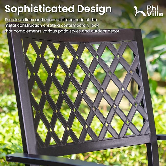 PHI VILLA 7 Pieces Outdoor Dining Set - Image 4
