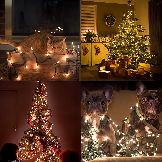 Christmas Lights, 120V UL Certified Connectable Xmas Tree Light - Image 8