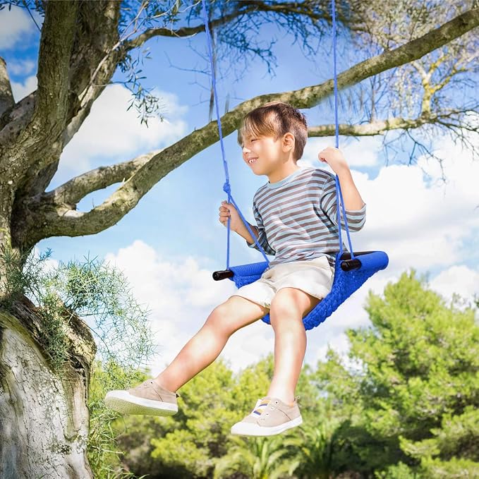 JKsmart 2 Pack Kids Swing Seat, Heavy Duty Rope Play Secure Children Swing Set - Image 5