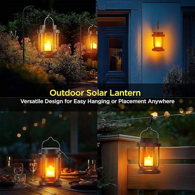 Solar Lantern Outdoor & Indoor Use – Hanging Solar Lights - Image 6