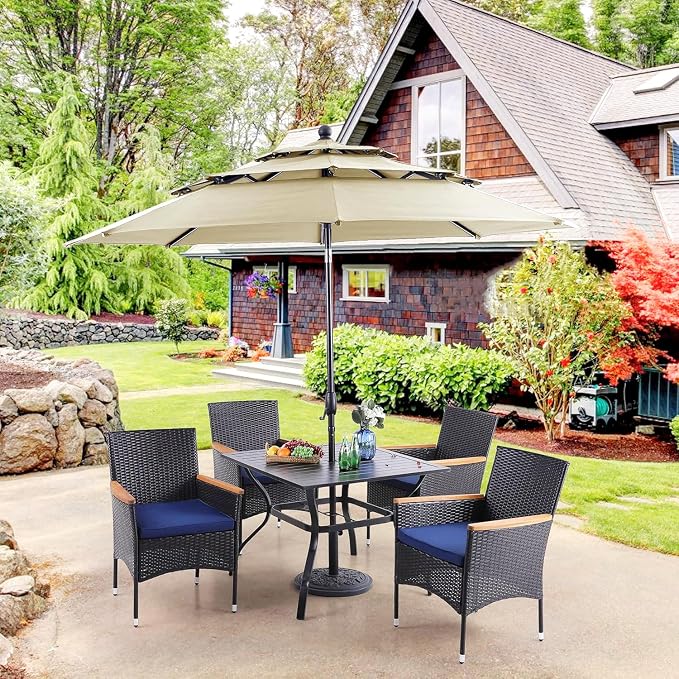 PHI VILLA 5 pcs Patio Dining Set - Image 7