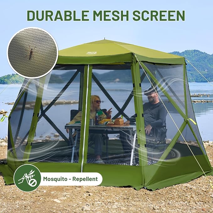TIMBER RIDGE Easy Pop Up Gazebo Canopy Tent - Image 3