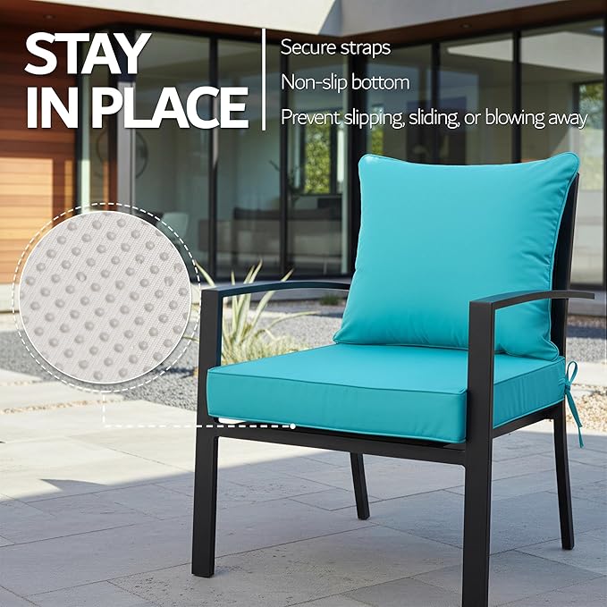 24x24 Inch Outdoor Chair Cushion - Image 5