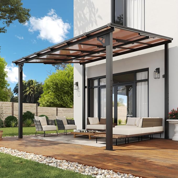 Aoxun 10' x 12' Gazebo for Patio, Gazebo Pergola - Image 2