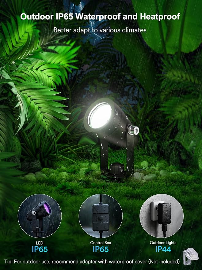 ANGELHALO Smart Landscape Spotlights, Low Voltage IP65 Waterproof Outdoor - Image 8