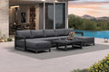 PURPLE LEAF Patio Furniture Set U-Shaped Outdoor Couch by Unknown