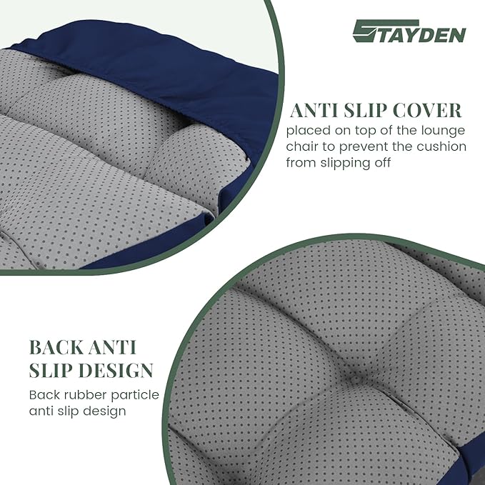 Outdoor Lounge Chair Cushions, Chaise Lounge Chair Cushions Replacement - Image 5