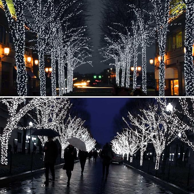6 Pack Solar String Lights Outdoor, Extra-Long 600LED Solar Fairy Lights - Image 3