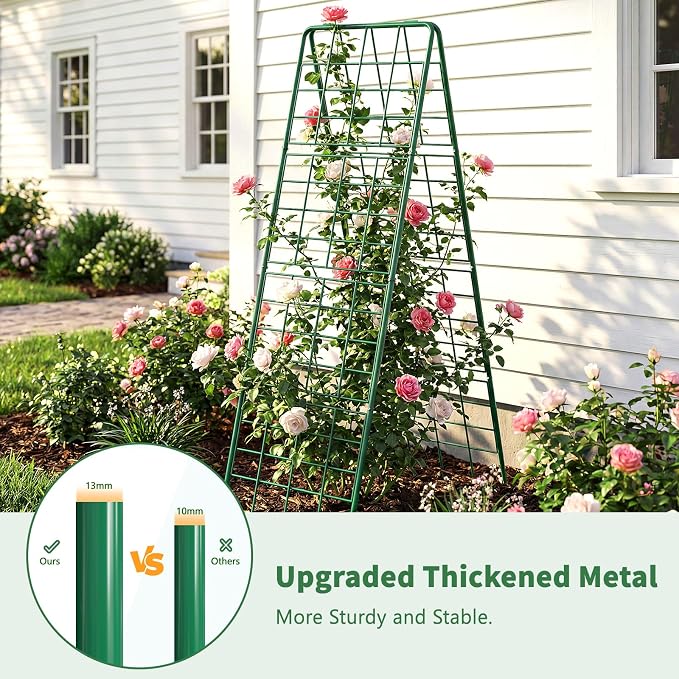 2 Pack Cucumber Trellis, Climbing Plants and Flowers - Image 3