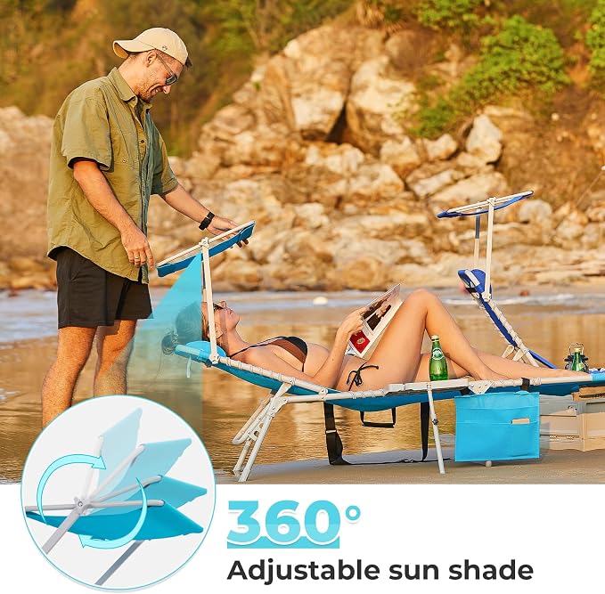 #WEJOY 4 in 1 Tanning Chair - Image 4