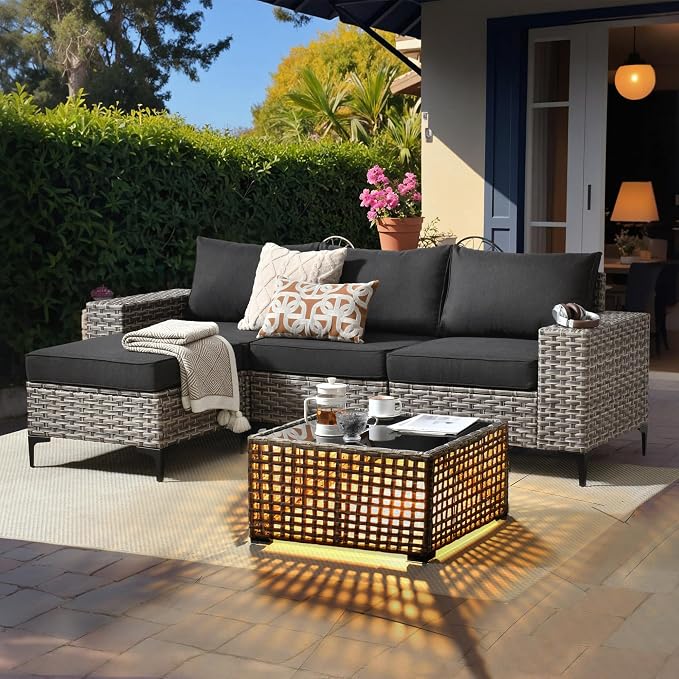 HOOOWOOO Outdoor Sectional Furniture Set - Image 8
