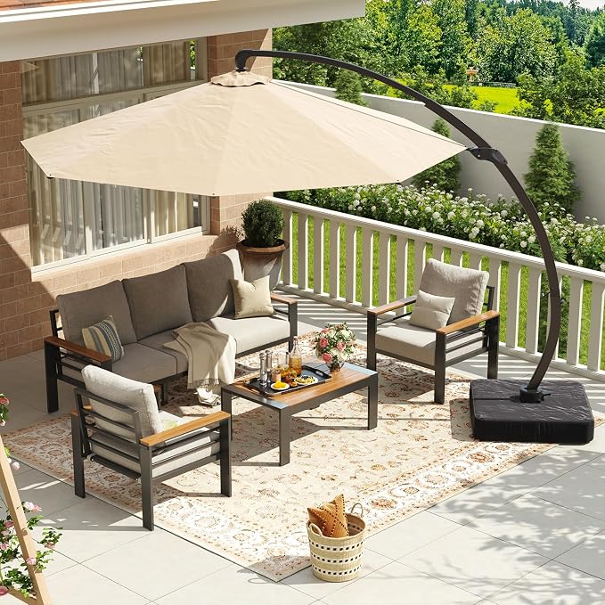 Aoxun Aluminum Patio Furniture Set by Aoxun