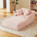 78.7" Chaise Lounge Chair Indoor, Oversized Boneless Couch Comfy Upholstered by VEPXXP