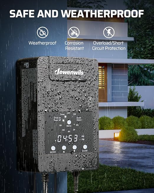 DEWENWILS 120W Low Voltage Landscape Transformer - Image 6