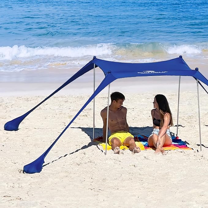 Sun Ninja Beach Tent Sun Shelter UPF50+ - Image 2