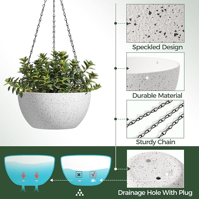 T4U Plastic Hanging Baskets 2-Pack - Image 6