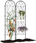 Garvee 22"x 75" Metal Garden Trellis Panel, Vegetables, Indoor & Outdoor by Garvee