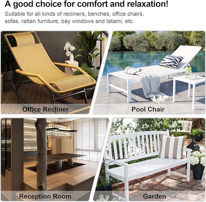 ERWUDEling Outdoor Chaise Lounge Chair Cushion 67 x 19 Inch - Image 8