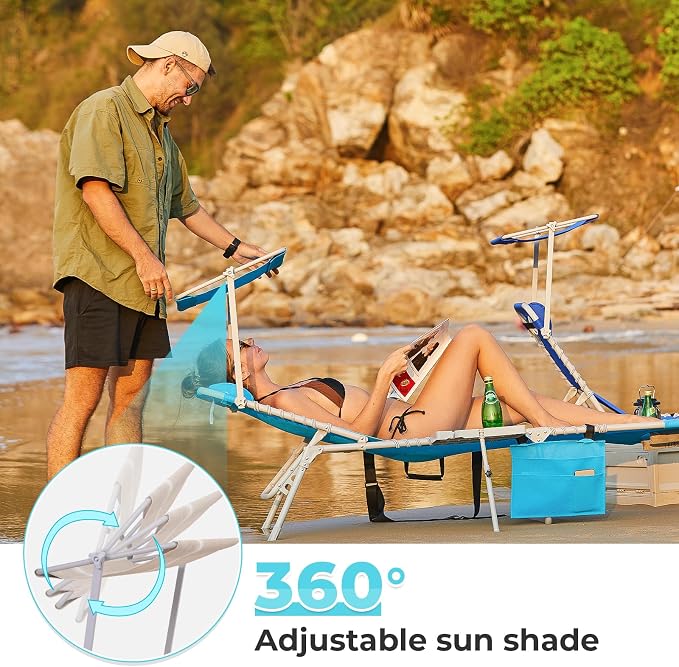 #WEJOY 4 in 1 Tanning Chair - Image 4
