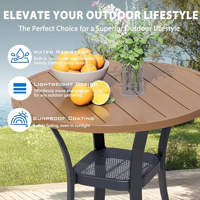 27.5'' Outdoor Patio Table - Image 4