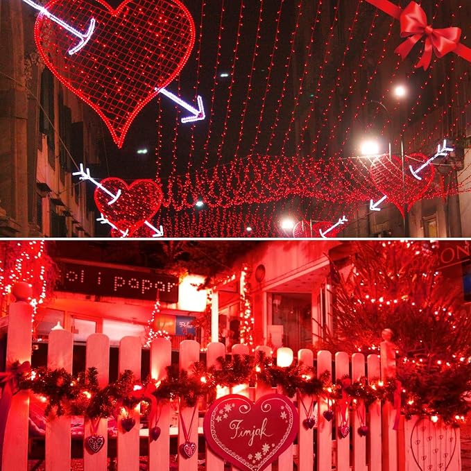 JMEXSUSS 2 Pack Solar String Lights Outdoor Waterproof, Total 400 LED 151FT - Image 7