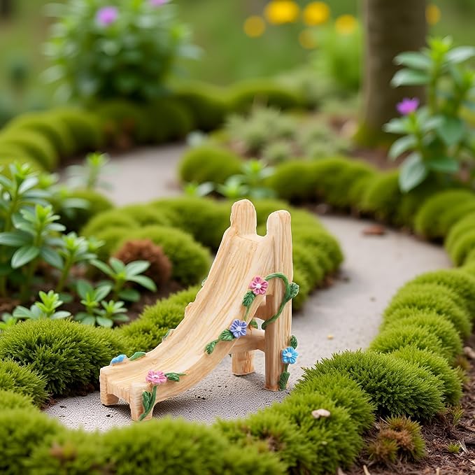 Kai Dream Miniature Fairy Garden Accessories, Resin Slide, 2.8 * 1.4 * 2.8 - Image 8