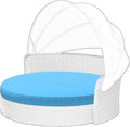 Outdoor Daybed Cushion Cover, Out Door Waterproof and Fade-Resistant Sun Bed by Cethytirko