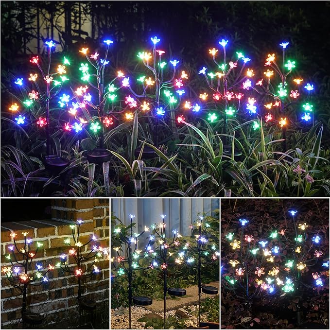 Solar Garden Lights Outdoor, Solar Lights Outdoor Decorative Waterproof - Image 7