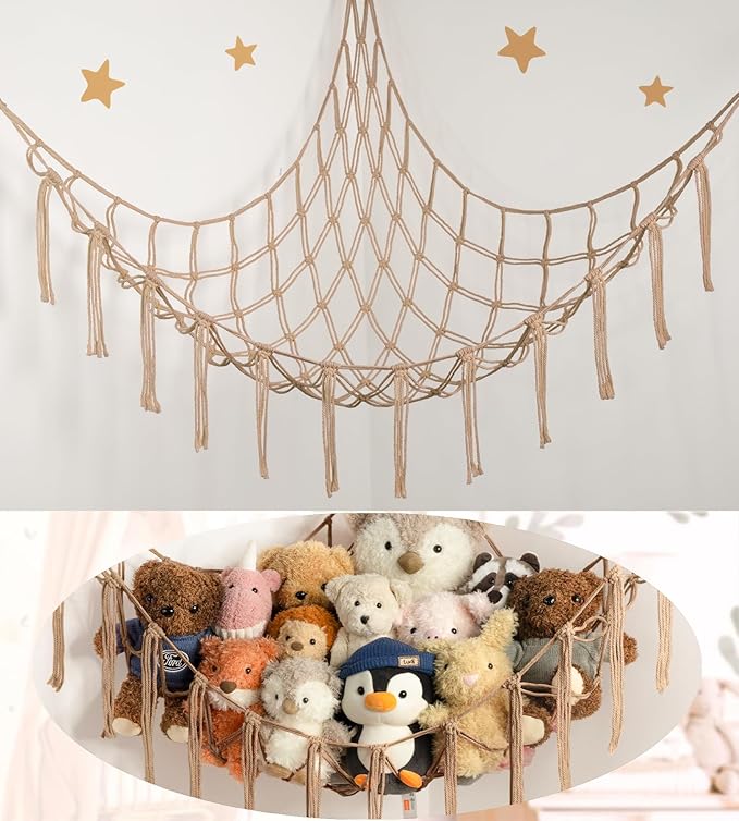 Stuffed Animal Storage Hammock or Net Corner by MirolamUS
