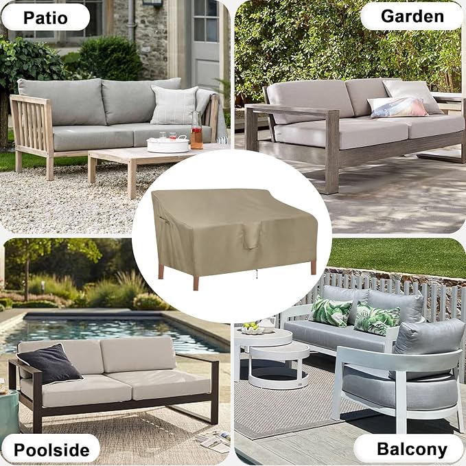 OutdoorLines Outdoor Waterproof Patio Loveseat Couch Cover - Image 8