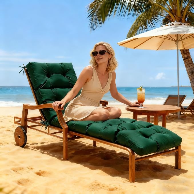 MTMR Chaise Lounge Cushion Outdoor, Non-Slip Chair Cushion - Image 2