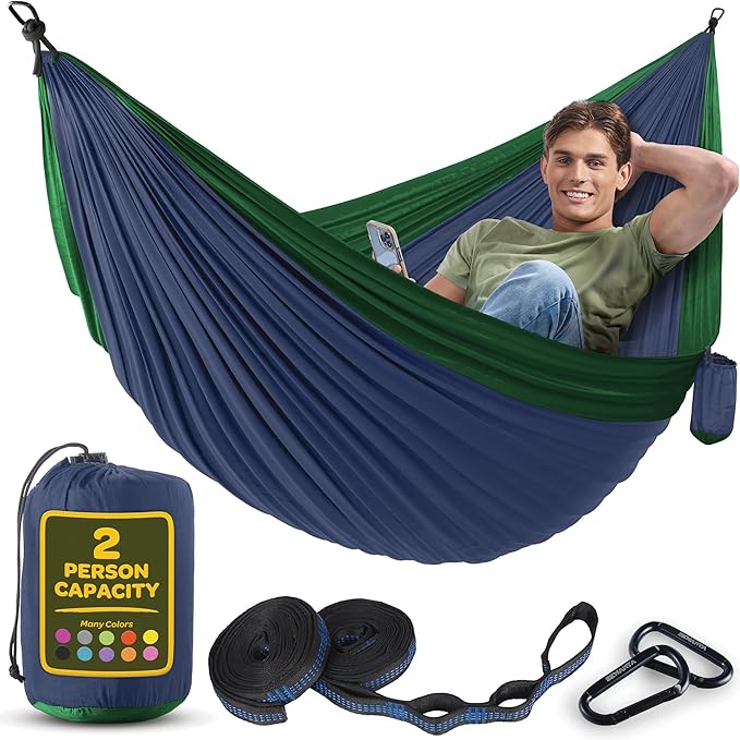 Durable Hammock 500 lb Capacity, Nylon Camping Hammock Chair by Sewanta
