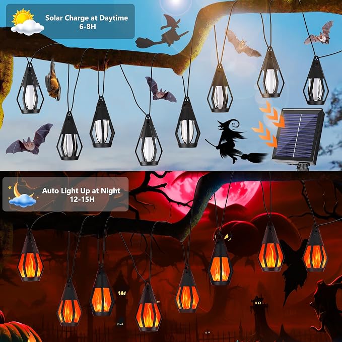 Solar String Lights for Outside, 21Ft Solar Gazebo Lights - Image 3