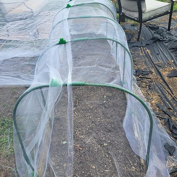Garden Hoops Grow Tunnel for Raised Beds, 6 Sets 25.6" x 31.5" Rust-Proof Steel - Image 6
