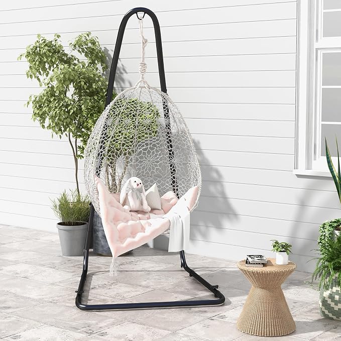 Giantex Hammock Stand for Outside, Heavy-Duty Metal Swing Stand - Image 8