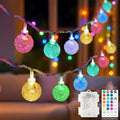 Metaku Outdoor String Lights Battery Operated 16.4ft 50LED Fairy Lights by METAKU