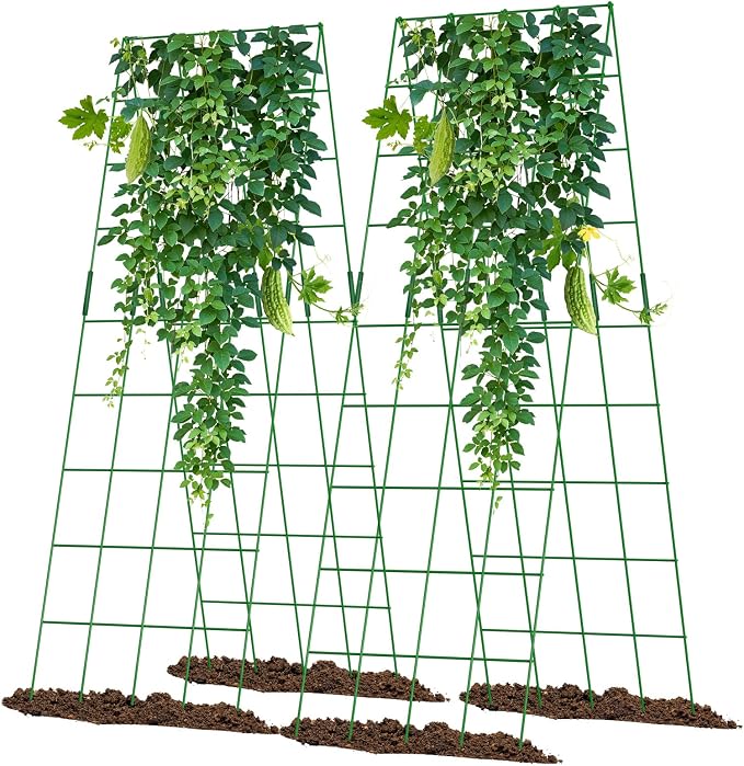 Cucumber Trellis 2 Pack, Twist Ties by UrGROWA