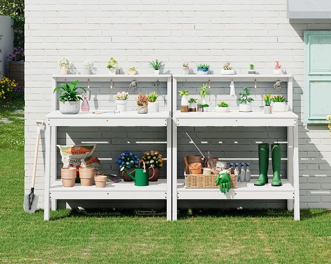 SERWALL Potting Bench Outdoor - Image 9