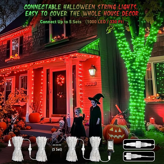 JMEXSUSS 200 LED String Lights Outdoor - Image 7