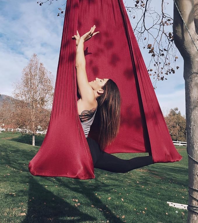 F.Life Aerial Silk Yoga Hammock & Swing - Image 4