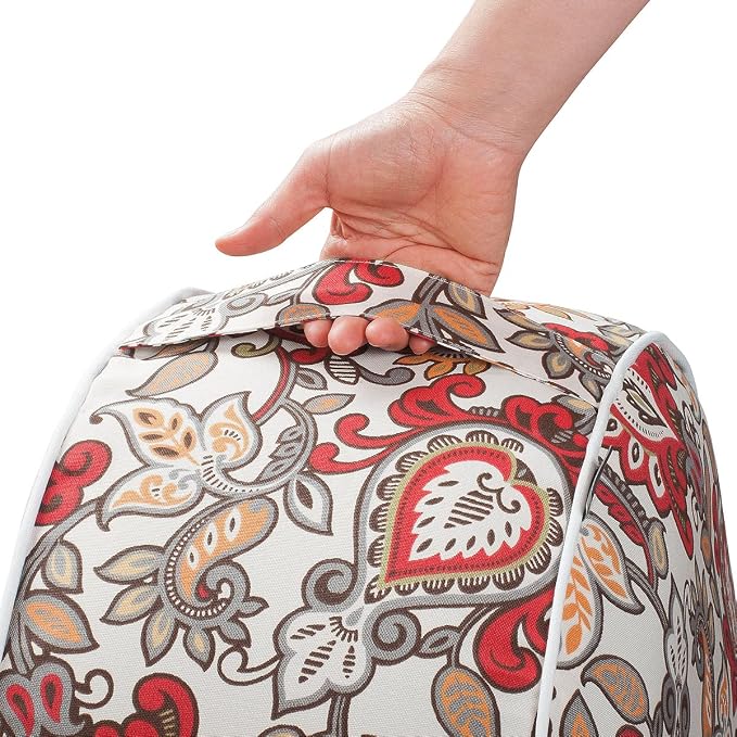 Magpie Fabrics Indoor/Outdoor Inflatable Stool Ottoman Pouf, Water Repellent - Image 6