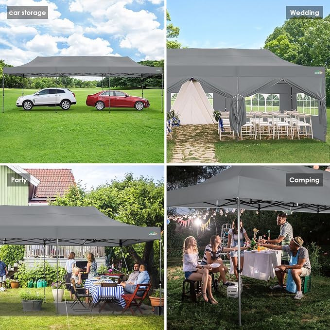 COBIZI 10x30 Heavy Duty Pop up Canopy - Image 3