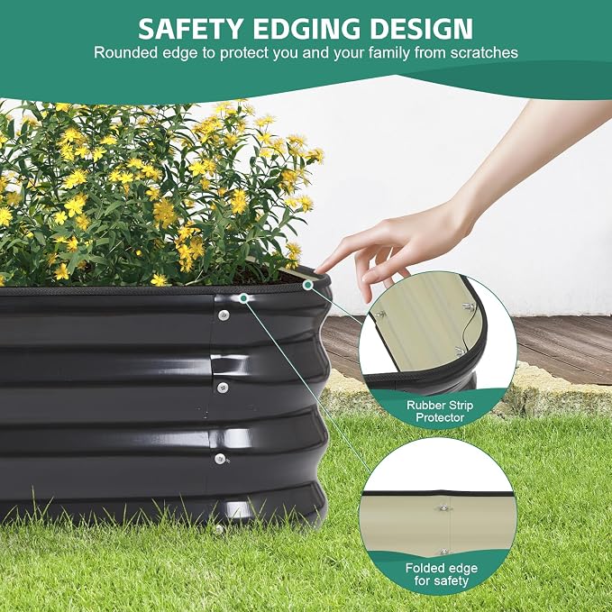 3 in 1 Galvanized Raised Garden Bed - Image 5